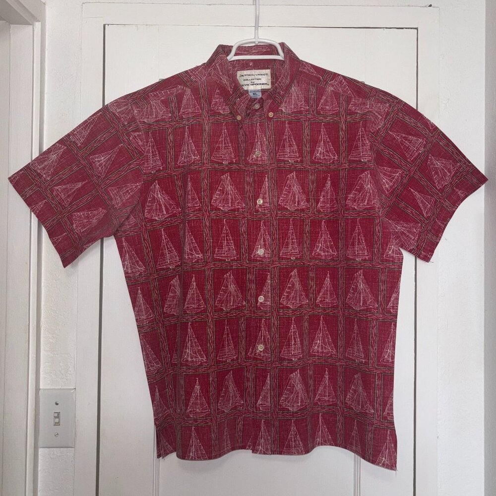 Reyn Spooner Men’s Hawaiian Aloha Shirt; Button Front; XL – Classic Fit